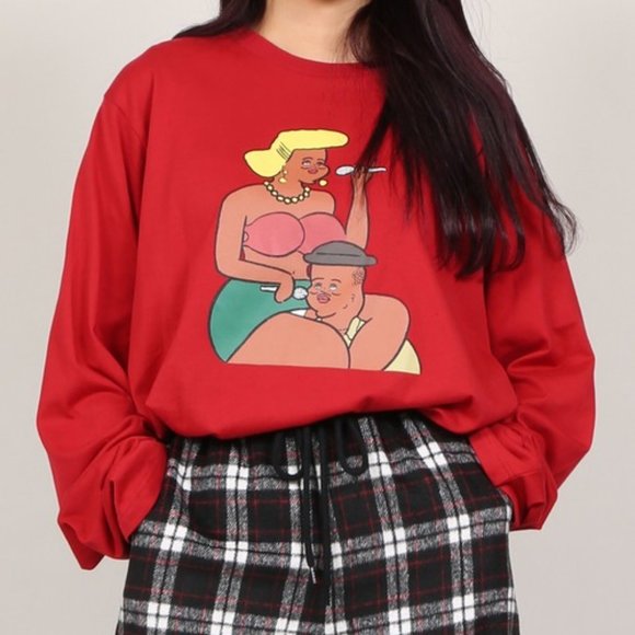 PUNYUS LONG SLEEVE SHIRT SIZE 3 Japanese - Picture 7 of 8